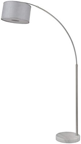 Major-Q Modern Arcing Floor Lamp - Tall Stand Up Arching Drum Shade - Large Contemporary Floor Lamp for Dining Rooms and Bedrooms - Corner Lamp for Office Lighting and Home Decor - Image 7