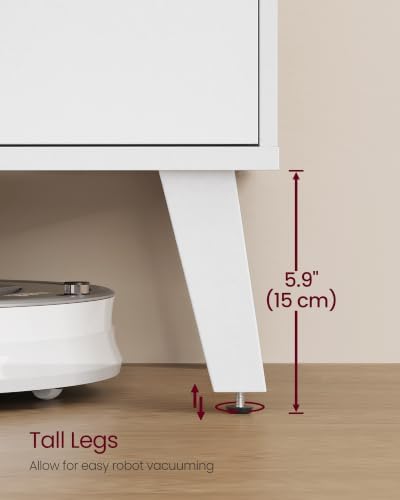 VASAGLE TV Stand for 65'' TV, Entertainment Center with Adjustable Shelf - Image 6