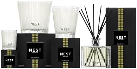 NEST New York Scented 3-Wick Candle, Grapefruit - 21.2 oz - Up to 100-Hour Burn Time - Reusable Glass Vessel - Image 7