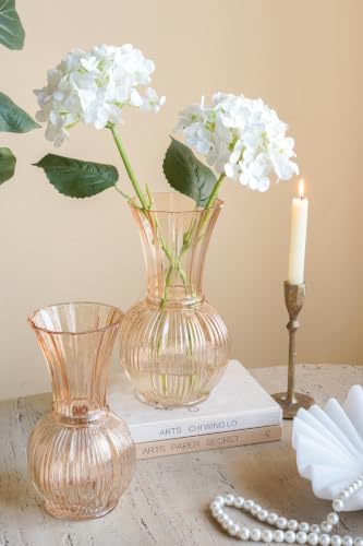 Tall Tapered Glass Vases for Centerpieces, Flowers Vase Set Home Decor - Image 7