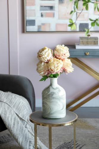 Svirla Vase - Black-and-White Swirl with Multicolor, Glass - Image 7