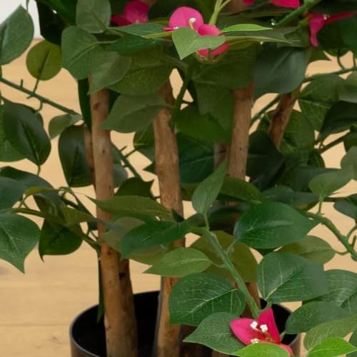 Nearly Natural 42 in Artificial Bougainvillea Tree with Pink Blooms - Image 6