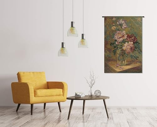 Alberto Passini Vaso Di Fiori Floral Tapestry Wall Hanging 19 x 12 in - Image 5