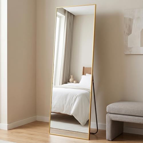 BEAUTYPEAK 71"x36" Rectangle Full Body Floor Mirrors, Full Length Mirror - Image 7
