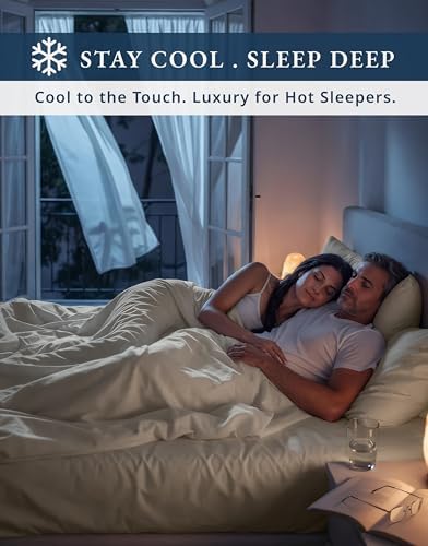 LANE LINEN Queen Deep Pocket Sheet Set 100% Egyptian Cotton Sateen - Taupe - Image 7