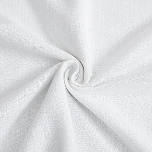Vision Home White Pinch Pleated Full Blackout Curtains Thermal Insulated Window Curtains 90 inch for Living Room Bedroom Room Darkening Pinch Pleat Drapes with Hooks Back Tab 2 Panel 40" Wx90 L - Image 6