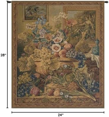 Decorative Bouquet Et Cadres Floral Tapestry Wall Hanging 28 x 24 in - Image 6