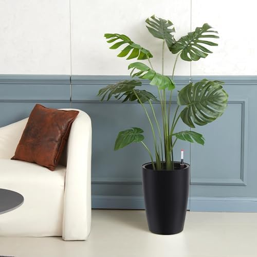 16" Tall Planter Set of 2, Self Watering Pots, Large Planter for Outdoor - Image 7