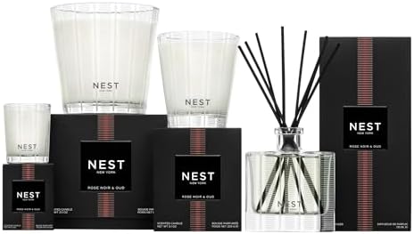 NEST New York Reed Diffuser Liquid Refill, Rose Noir & Oud - 5.9 fl oz - Fragrance for Up to 90 Days - Flame Free - Image 6