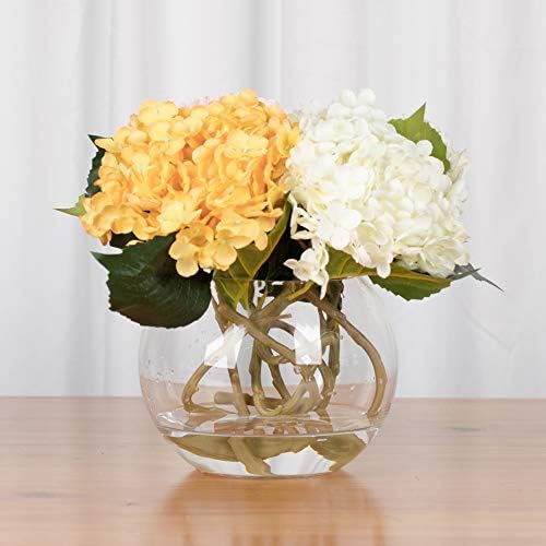 WGV Bowl Glass Vase Bulk, Diameter 6", Height 4.5", Open Width 4", 48 oz., (Multiple Sizes Choices) Clear Bubble Planter Terrarium Fish Bowl for Wedding Event Home Decor, 12 Pieces (VBW0006A) - Image 6