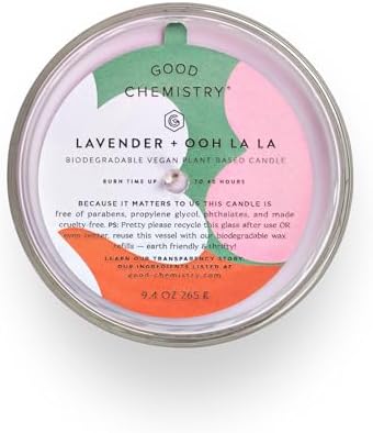Good Chemistry, Candle Reusable Glass Lavender Oh La La, 9.4 Ounce - Image 5