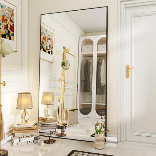 VooBang Large Full Length Mirror 78" x 35" - Shatterproof Black - Image 7