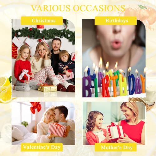 ACITHGL 36 Pcs 4oz Mini Mason Jar Candles Small Scented Candles Bulk Aromatherapy Ideal Souvenir Favors for Wedding Birthday Party (Lemon, Citrus, Coconut Milk, Silver) - Image 7