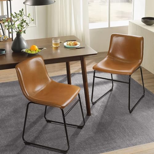 Waleaf Dining Chairs Set of 4, 18" Faux Leather Counter Height Bar Stools - Image 6