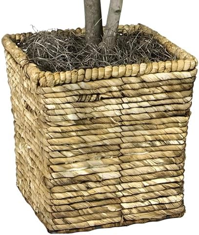 Fake Plant 3ft Faux Fiddle Leaf Fig Tree in Premium Woven Basket by LCG Florals, Fully Assembled, Real Wood Trunk, Artificial Indoor Plant for Living Room Décor, Fake Tree for Home Office Bedroom - Image 7