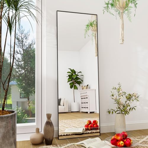 BEAUTYPEAK Full Length Mirror, 59"x16" Floor Mirrors, Black - Image 7