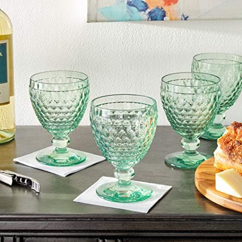 Villeroy & Boch Boston Wine Clarets Set of 4, Green - Image 4