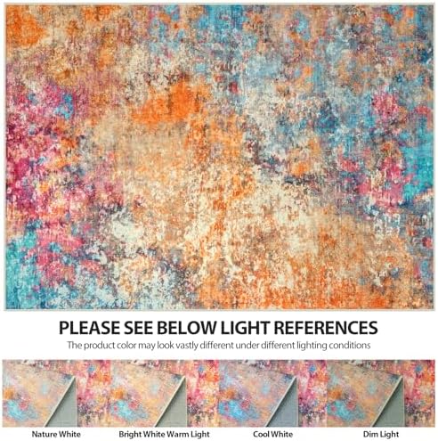 9x12 Area Rugs for Living Room Washable Bedroom Dining Room Colorful - Image 7