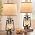 LEDIARY 18.72" Sliver LED Lantern Flickering Flame Table Lamps Set of 2 - Image 7