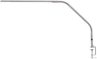 daylight Company, LLC U35108 Slimline 3 Table Lamp-LED-80 CRI-Eye Care-4 Brightness Levels, 3,000 LUX at 30 cm, 1,065 LUMENS-4 Step DIMMER Mode, Brushed Steel, 25.6 x 30 x 0.8 by DaylightCompany-USA