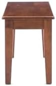 Boraam Shaker Backless Wood Bench - Cocoa Walnut - Image 5