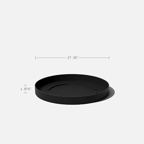 Veradek Mason Series Lima Planter & Drip Tray - Large Round Outdoor Planter - Image 2