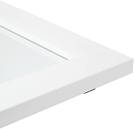 Amazon Basics Rectangular Wall Mount Mirror for Bedroom, Living Room, Entryway, Wide Trim, 24" x 36", White - Image 3