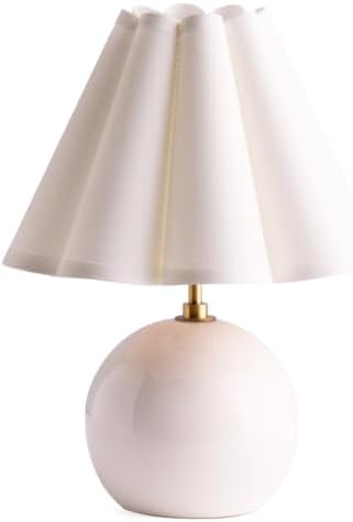 Pooky Lighting Cecily Rechargeable Ceramic Table Lamp 15" - Cordless Lamp by PookyLighting