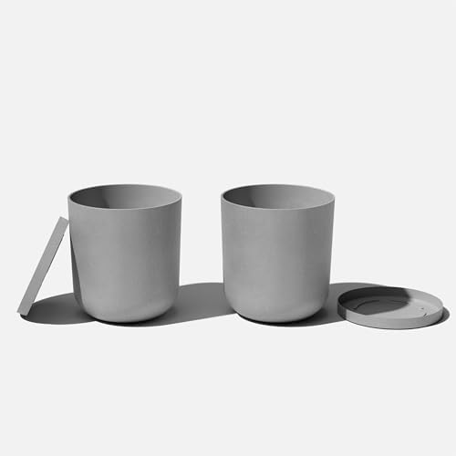 Veradek Mason Series Lima Planter & Drip Tray - Large Round Outdoor Planter - Image 6