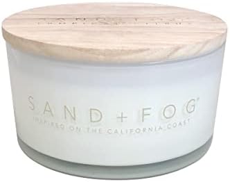 Sand + Fog Scented Candle - Tropical Citrus - Additional Scents and Sizes – 100% Cotton Lead-Free Wick - Luxury Air Freshening Jar Candles - Perfect Home Décor for Your Cocktail Table – 23 oz by SandFogHome