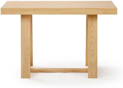 Plank+Beam Classic 48 Inch Dining Table, Rectangular, Blonde Wirebrush - Image 5