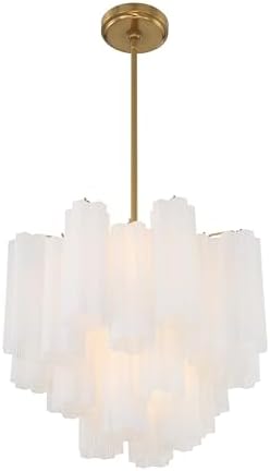Crystorama Addis 4 Light Aged Brass Chandelier - Image 4