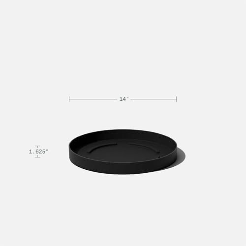 Veradek Mason Series Lima Planter & Drip Tray - Large Round Outdoor Planter - Image 2