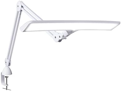 Daylight Company Lumi Task Lamp,+95 CRI, 4000 Lux,Craft Light, Super Bright Desk Lamp, Touch Dimmable, 2 Brightness Levels, Ideal Table Light, Drawing Lamps - Metal - 15 W by DaylightCompany-USA