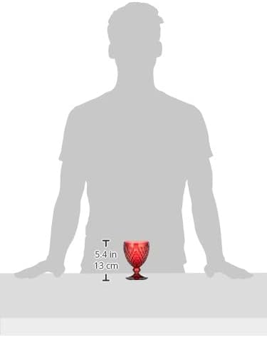 Villeroy & Boch Boston Colored Red Wine Glass, Crystal Glass, Made in Germany, 6.75 oz Capacity, Red - Image 4
