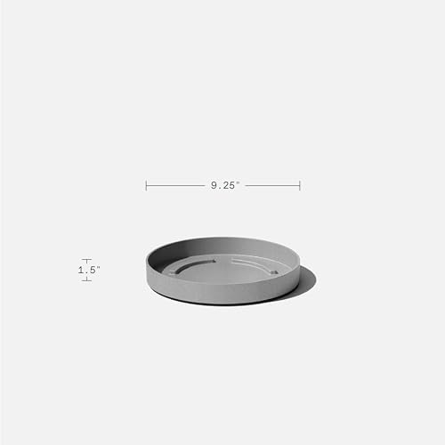 Veradek Mason Series Lima Planter & Drip Tray - Large Round Outdoor Planter - Image 2