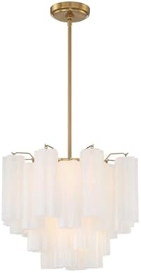 Crystorama Addis 4 Light Aged Brass Chandelier - Image 2