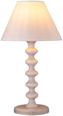 O'Bright Ember Rechargeable Table Lamp (Whitewashed_Baluster) by OBright