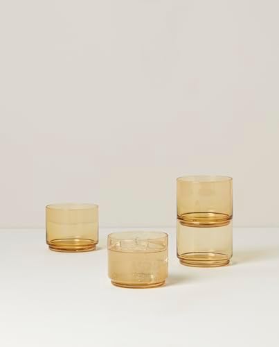 Lenox Tuscany Classics 4Pc Short Glasses, 1.10, Orange - Image 3