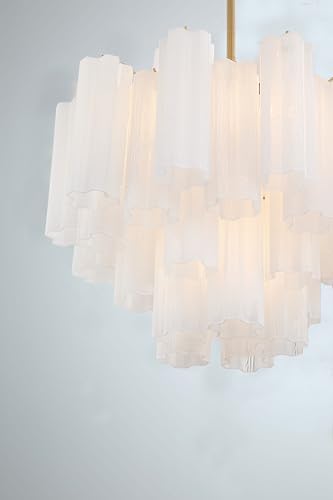 Crystorama Addis 6 Light Aged Brass Chandelier - Image 5