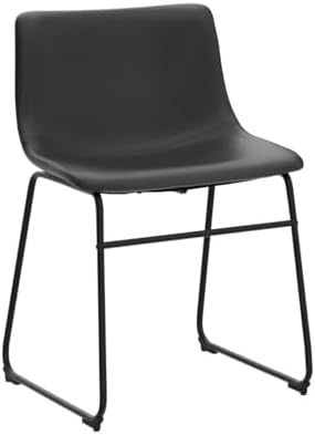 Waleaf Dining Chairs Set of 2, 18" Faux Leather Counter Height Bar Stools - Image 5