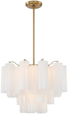 Crystorama Addis 6 Light Aged Brass Chandelier - Image 2