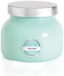 Capri Blue Volcano Scented Candles - Luxury Glass Jar Candles for Home Scented with Tropical Fruit & Sugared Citrus - Soy Wax Blend - Capri Blue Volcano - Aqua Color (8 oz) by Unknown