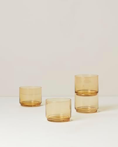 Lenox Tuscany Classics 4Pc Short Glasses, 1.10, Orange - Image 2