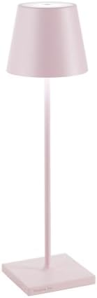 Zafferano, Poldina Pro, Rechargeable Cordless Lamp, Pink by ZafferanoLightingTableware