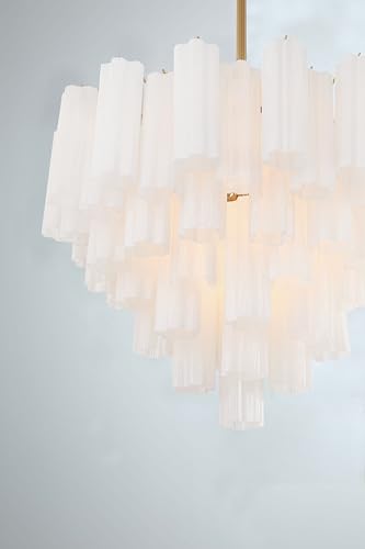 Crystorama Addis 12 Light Aged Brass Chandelier - Image 4