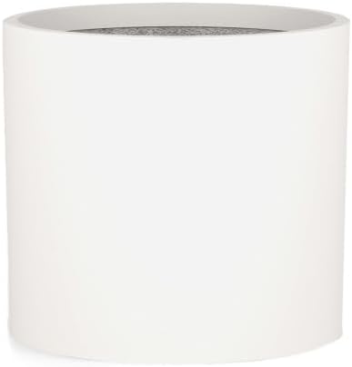Fox & Fern Large Planter for Indoor or Outdoor, White Matte, 10 Inch - Image 4