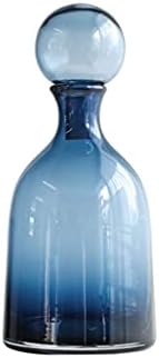 GRFIT Decorative Vase Glass Vase with Lid Modern Home Restaurant Coffee Table Office Desktop Decoration Vase Transparent Vase Ceramic Vase Glass Vase Hydroponic Flower Vase (Color : D) by Unknown