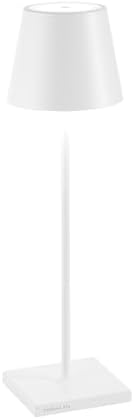 Zafferano, Poldina Pro, Rechargeable Cordless Lamp, White by ZafferanoLightingTableware