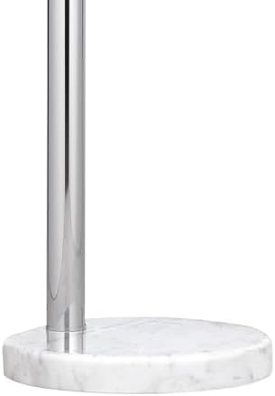 Infini 78" Tall 5-Light Marble Chrome Modern Arc Floor Lamp - Image 5
